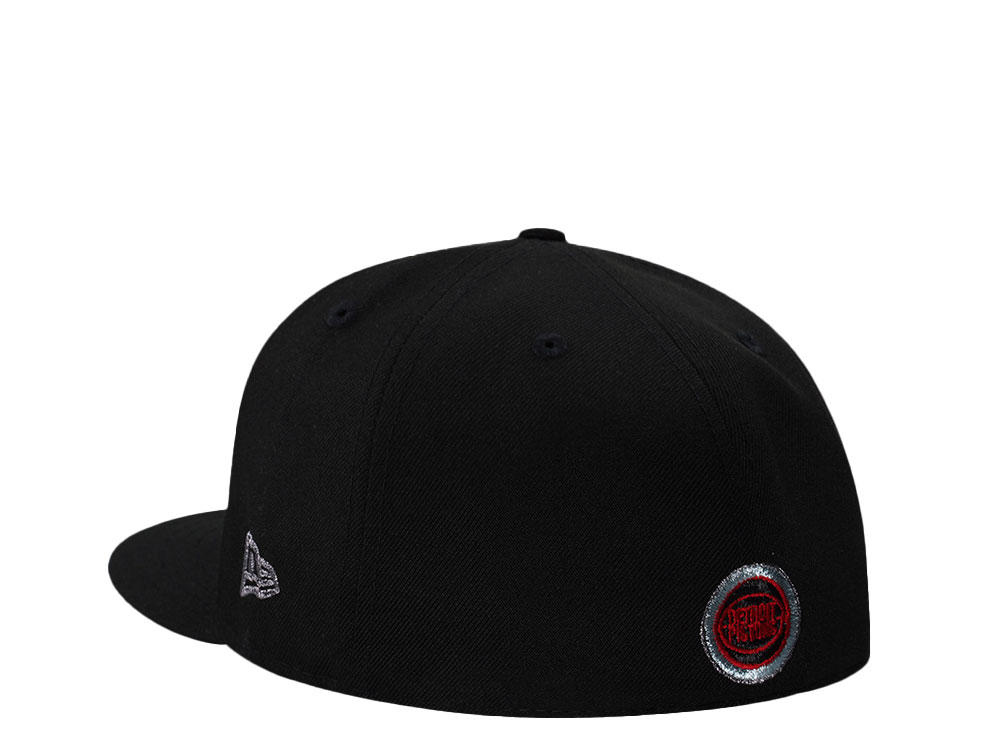 New Era Detroit Pistons 20th Anniversary Black Prime Edition 59Fifty Fitted Hat