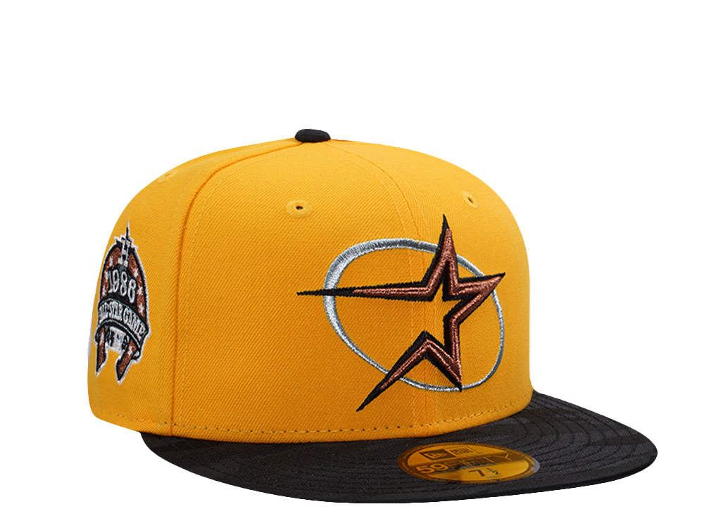 New Era Houston Astros All Star Game 1986 Gold Two Tone Edition 59Fifty Fitted Hat