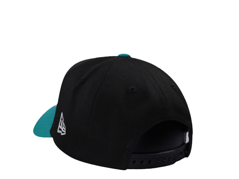 New Era Philadelphia Eagles 75th Anniversary Black Two Tone Edition 9Forty A Frame Snapback Hat