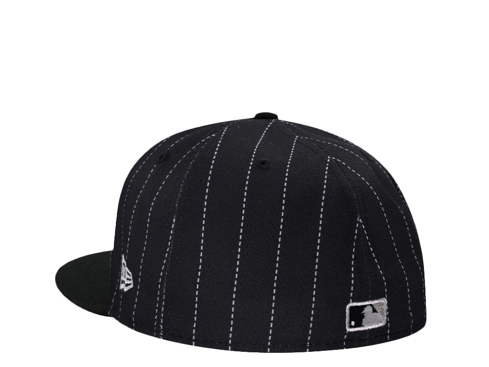 New Era Chicago White Sox 125th Anniversary Script Pinstripe Edition 59Fifty Fitted Hat