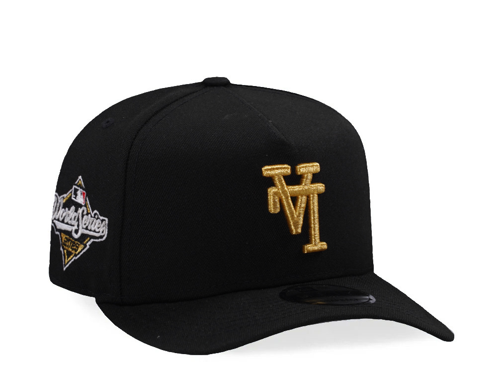 New Era Los Angeles Dodgers World Series 2025 Black Prime Edition 9Fifty A Frame Snapback Hat