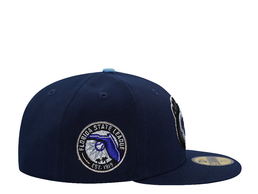 New Era Palm Beach Cardinals Florida State League Ocean Blue Prime Edition 59Fifty Fitted Hat