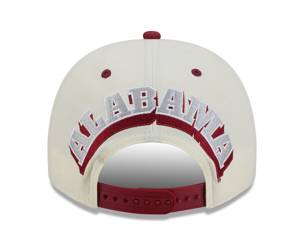 New Era Alabama Crimson Tide NCAA Stone Two Tone Edition 9Fifty A Frame Snapback Hat