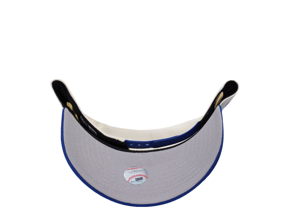 New Era Los Angeles Dodgers Bleed Blue Chrome Two Tone Edition 9Forty A Frame Snapback Hat
