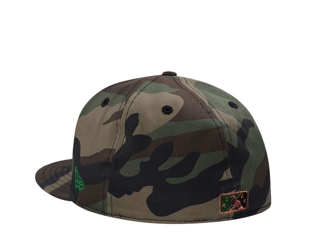 New Era Tampa Tarpons Woodland Camo Outdoor Edition 59Fifty Fitted Hat