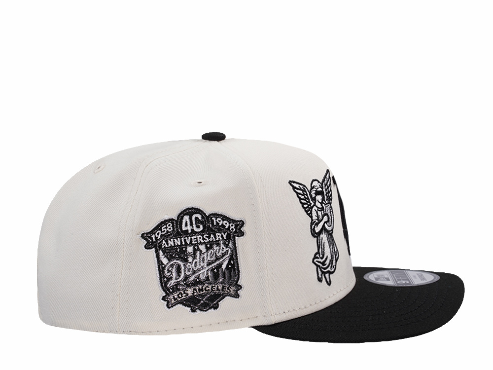 New Era Los Angeles Dodgers 40th Anniversary Angel Chrome Two Tone Edition 9Fifty A Frame Snapback Hat