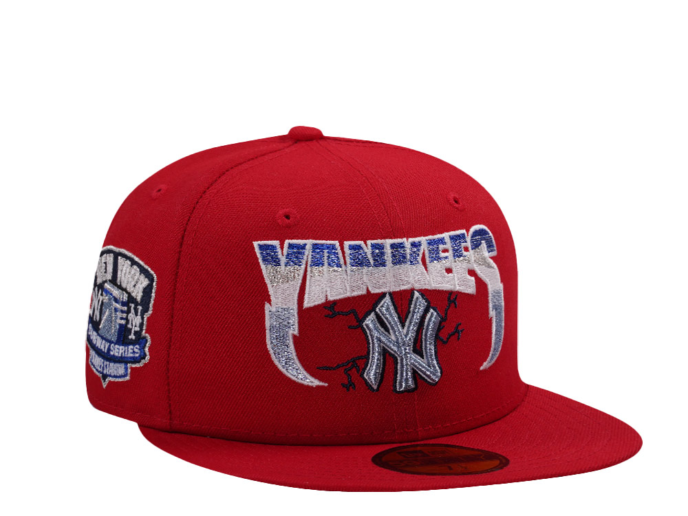 PRE-ORDER New Era New York Yankees Subway Series Scarlet Prime Edition 59Fifty Fitted Hat