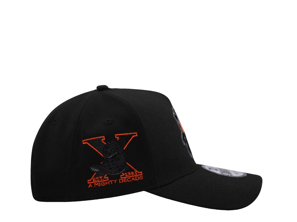 New Era Anaheim Ducks 10th Anniversary Blackout Prime Edition 9Forty A Frame Snapback Hat