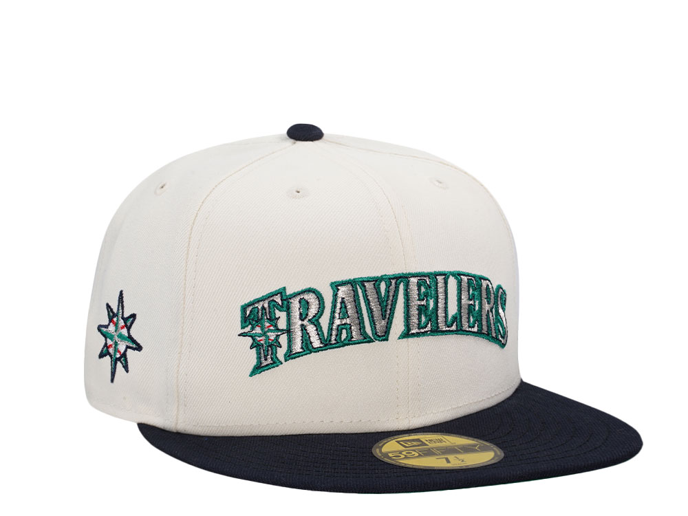 New Era Arkansas Travelers Chrome Two Tone Edition 59Fifty Fitted Hat