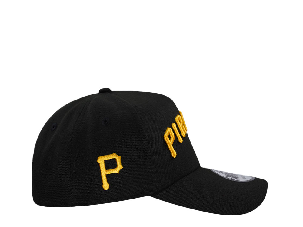 New Era Pittsburgh Pirates Black Classic Edition 9Forty A Frame Snapback Hat