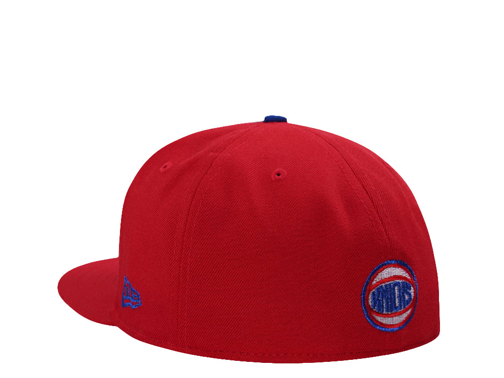 PRE-ORDER New Era New York Knicks 50th Anniversary Scarlet Prime Edition 59Fifty Fitted Hat