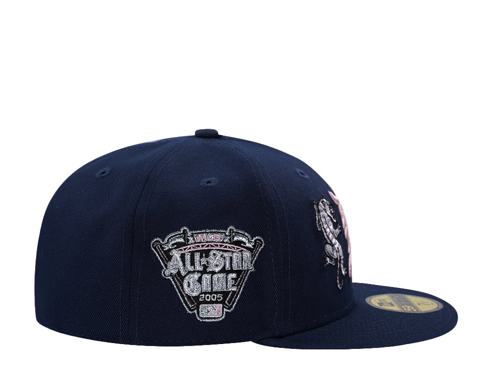 New Era Detroit Tigers All Star Game 2005 Ocean Blue Prime Edition 59Fifty Fitted Hat