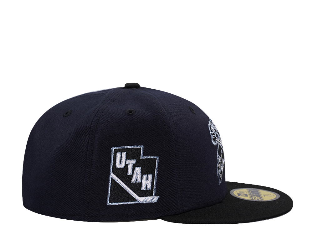 New Era Utah Mammoth Tusky Metallic Navy Two Tone Edition 59Fifty Fitted Hat