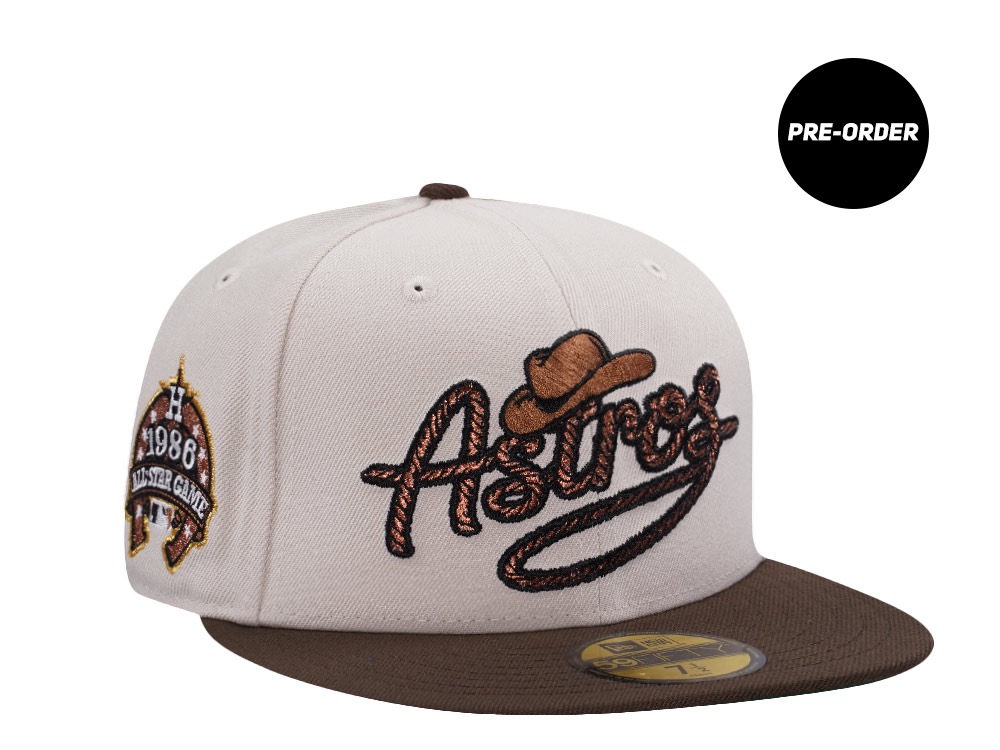PRE-ORDER New Era Houston Astros All Star Game Stone Two Tone Edition 59Fifty Fitted Hat