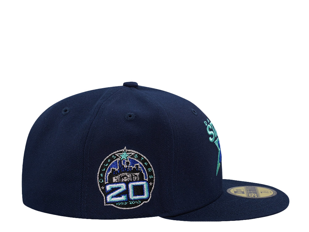 New Era Dallas Stars 20th Anniversary Ocean Blue Prime Edition 59Fifty Fitted Hat