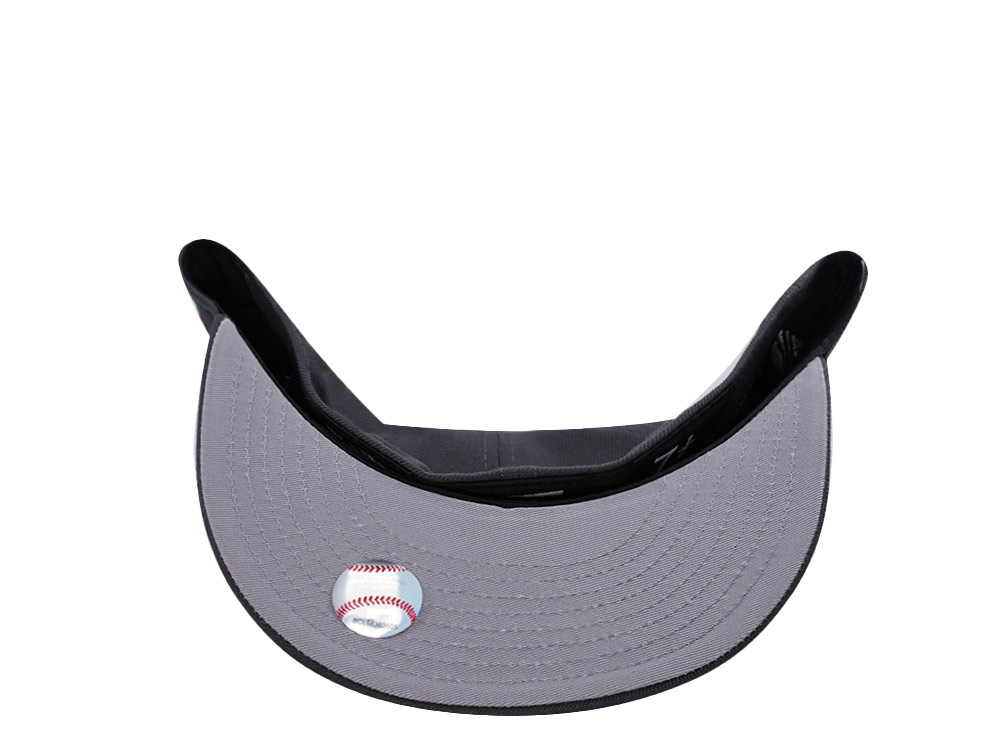 New Era Anaheim Angels 40th Anniversary Dark Gray Prime Edition 59Fifty Fitted Hat