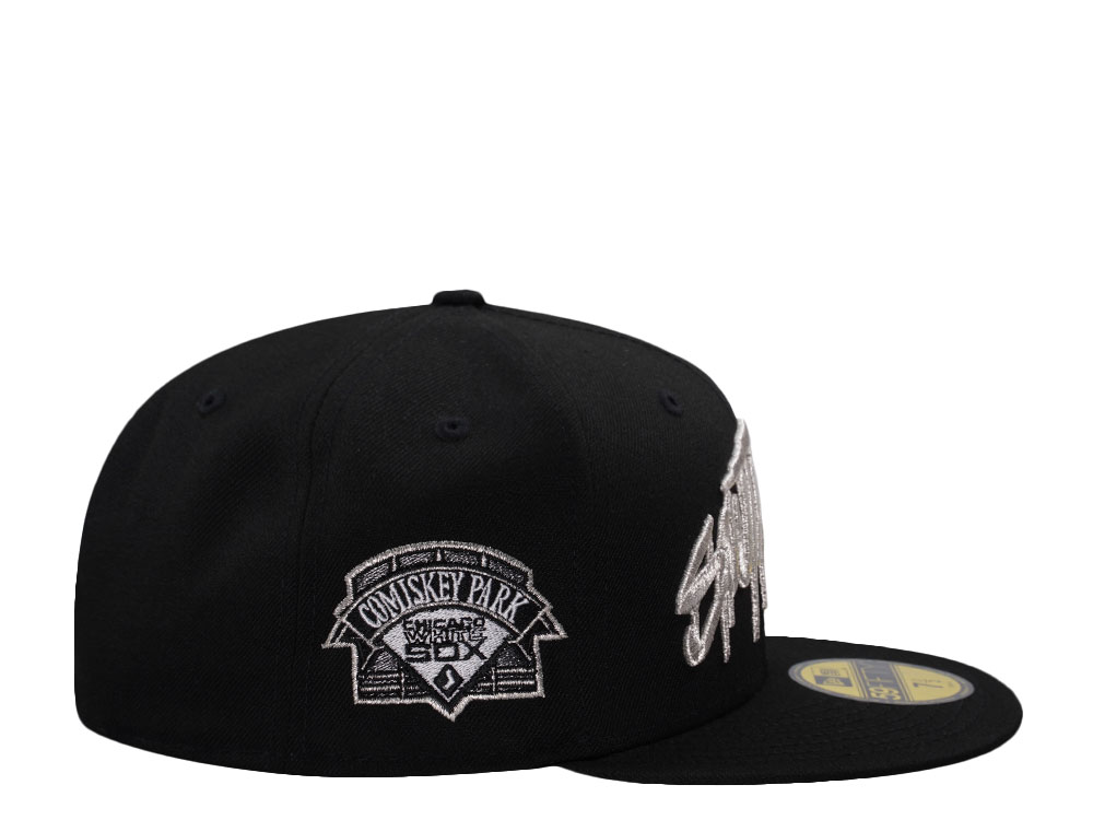 New Era Chicago White Sox Comiskey Park Black Prime Edition 59Fifty Fitted Hat