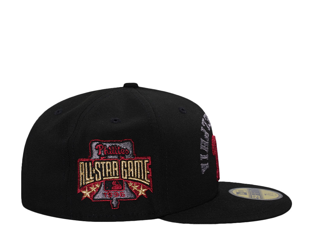 New Era Philadelphia Phillies All Star Game 1996 Metallic Black Prime Edition 59Fifty Fitted Hat