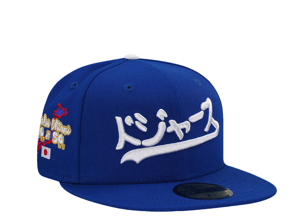 New Era Los Angeles Dodgers 50 50 Seasons Blue Prime Edition 59Fifty Fitted Hat