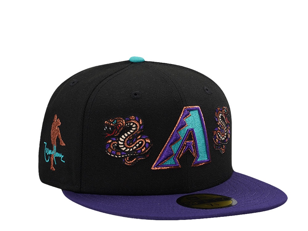 New Era Arizona Diamondbacks Randy Johnson Special Black Two Tone Edition 59Fifty Fitted Hat