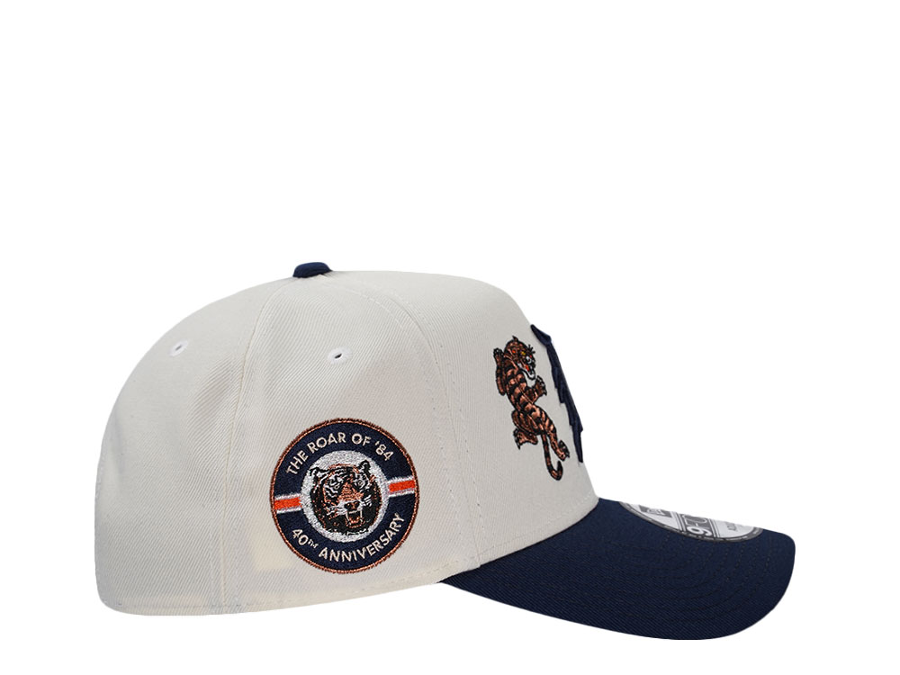 New Era Detroit Tigers 40th Anniversary Chrome Two Tone Edition 9Forty A Frame Snapback Hat