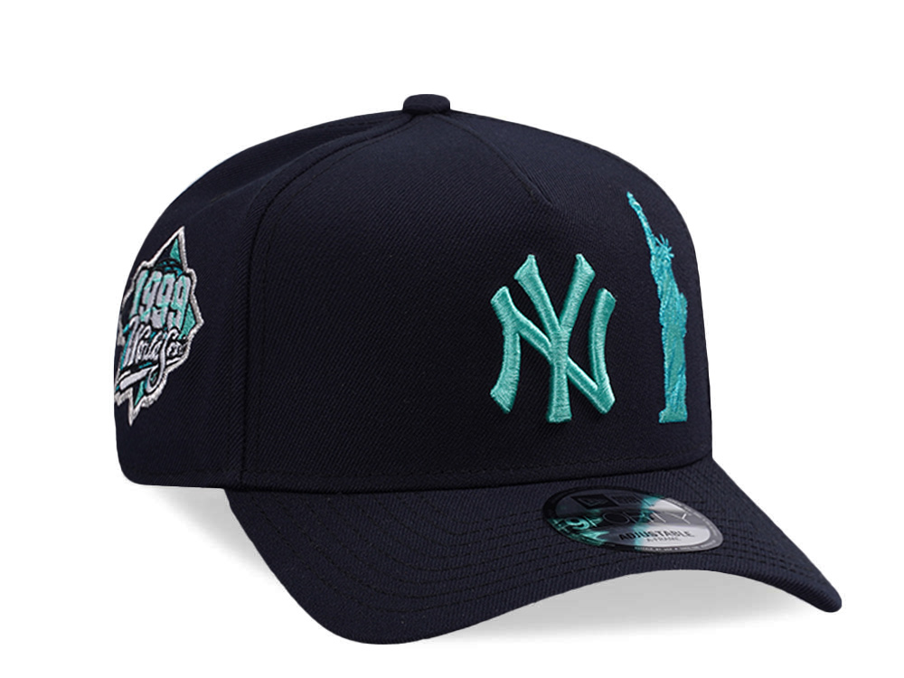 New Era New York Yankees World Series 1999 Navy Prime Edition 9Forty A Frame Snapback Hat