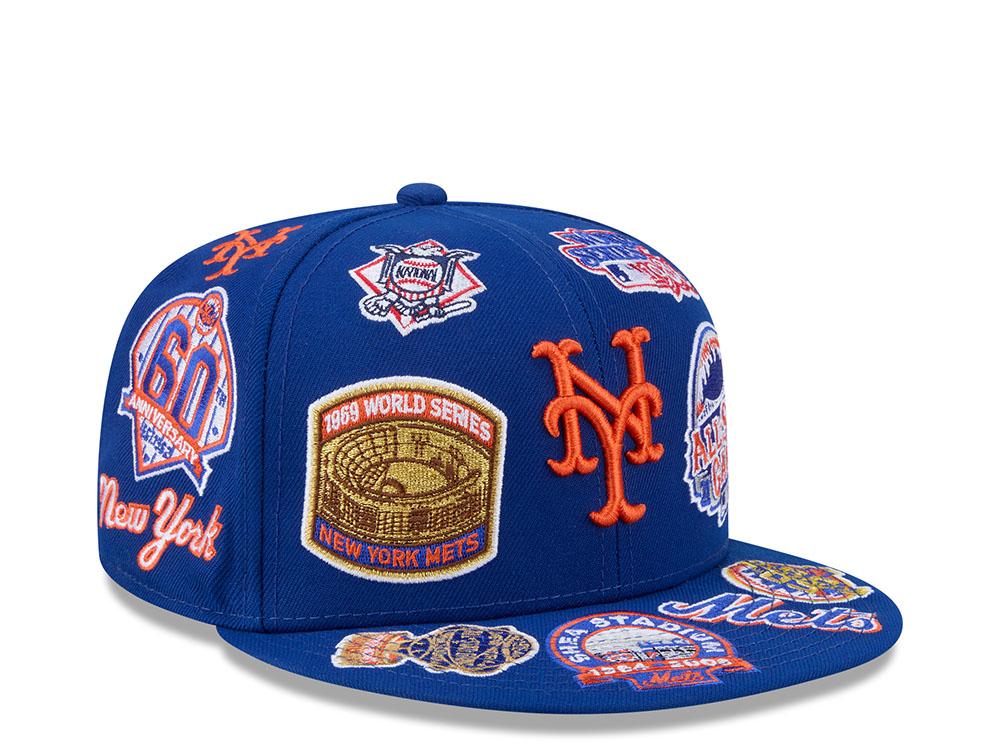 New Era New York Mets All Over Blue Edition 59Fifty Fitted Hat