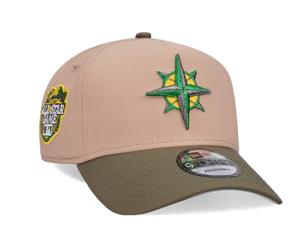 New Era Seattle Mariners All Star Game 2023 Ripstop Metallic Two Tone Edition 9Forty A Frame Snapback Cap