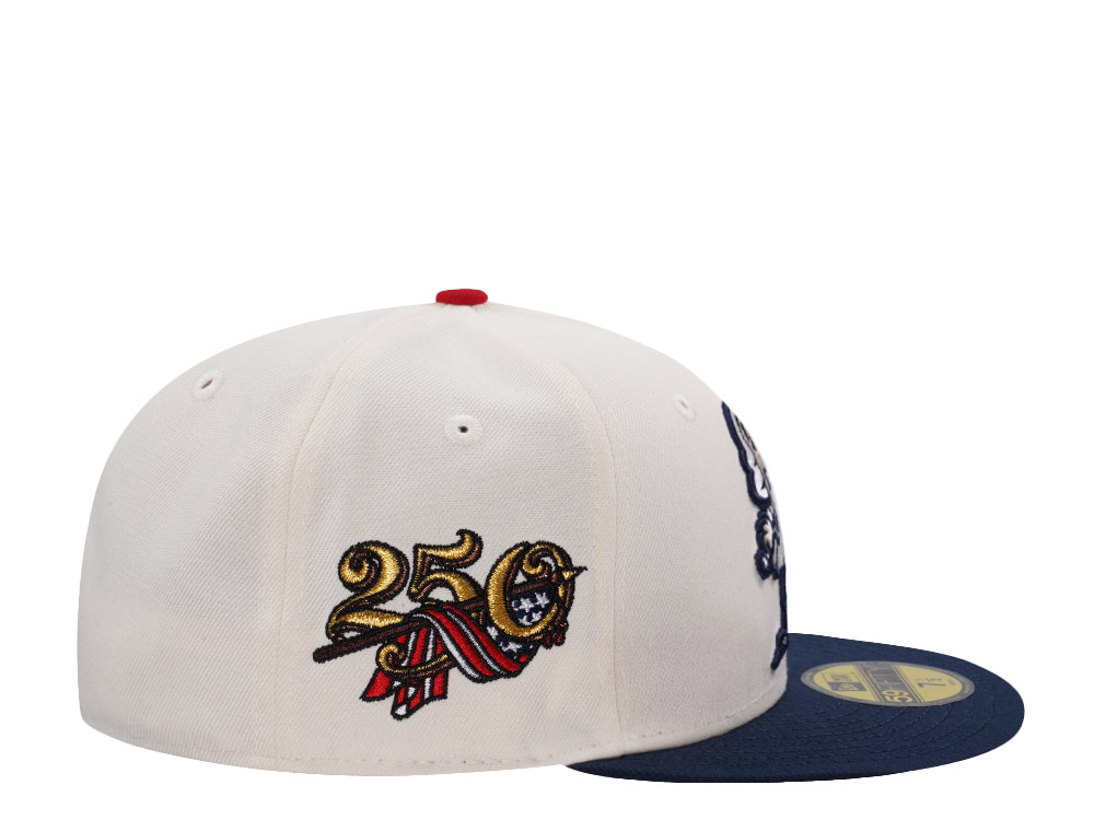 New Era Fredericksburg Nationals 250th Anniversary Chrome Two Tone Edition 59Fifty Fitted Hat