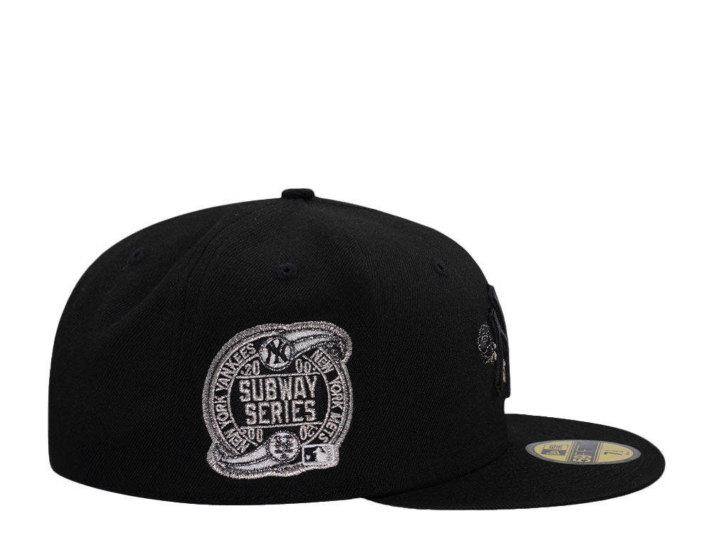 New Era New York Yankees Black Rose Subway Series 2000 Prime Edition 59Fifty Fitted Hat