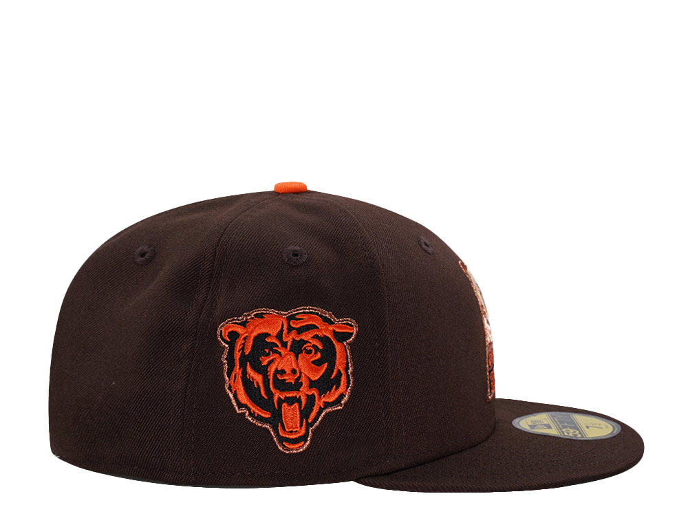 New Era Chicago Bears Burnt Wood Prime Edition 59Fifty Fitted Hat