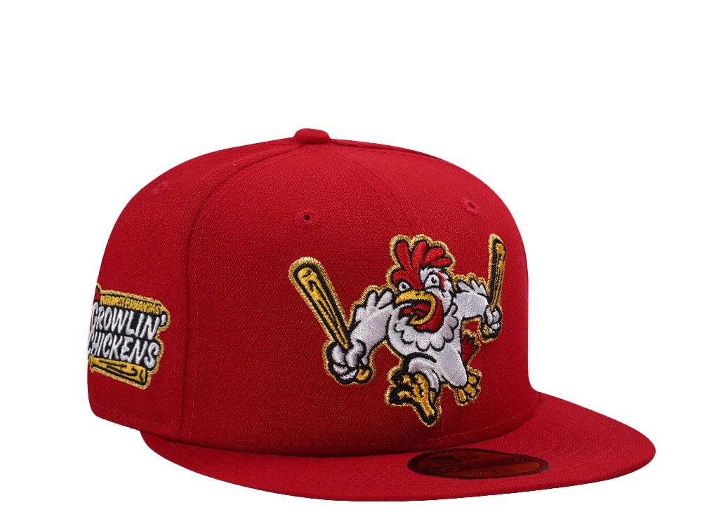 New Era Northwestern Arkansas Naturals Naturals Scarlet Prime Edition 59Fifty Fitted Hat