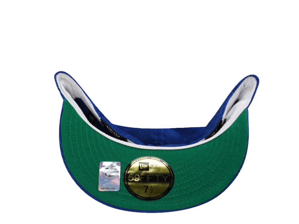 New Era Winnipeg Jets Heritage Classic Blue Corduroy Throwback Edition 59Fifty Fitted Hat