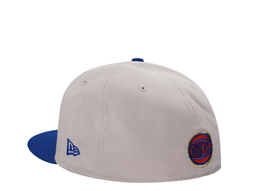 PRE-ORDER New Era New York Knicks NBA on NBC Stone Two Tone 59Fifty Fitted Hat