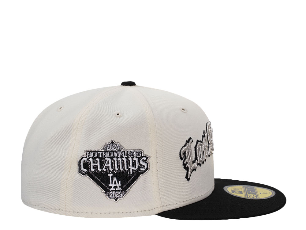 New Era Los Angeles Dodgers World Series 2025 Chrome Two Tone Edition 59Fifty Fitted Hat
