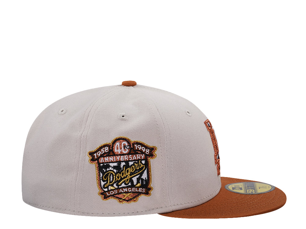 New Era Los Angeles Dodgers 40th Anniversary Stone Two Tone Edition 59Fifty Fitted Hat