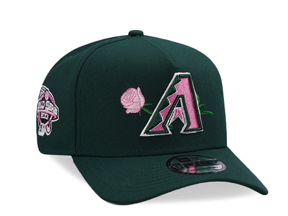New Era Arizona Diamondbacks World Series 2001 Dark Green Prime Edition 9Forty A Frame Snapback Hat