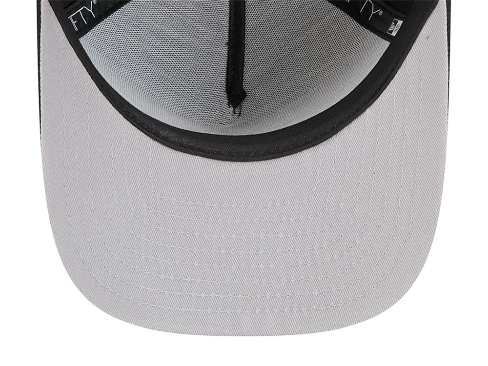New Era Las Vegas Raiders Super Bowl XVIII Black Edition 9Fifty A Frame Snapback Hat