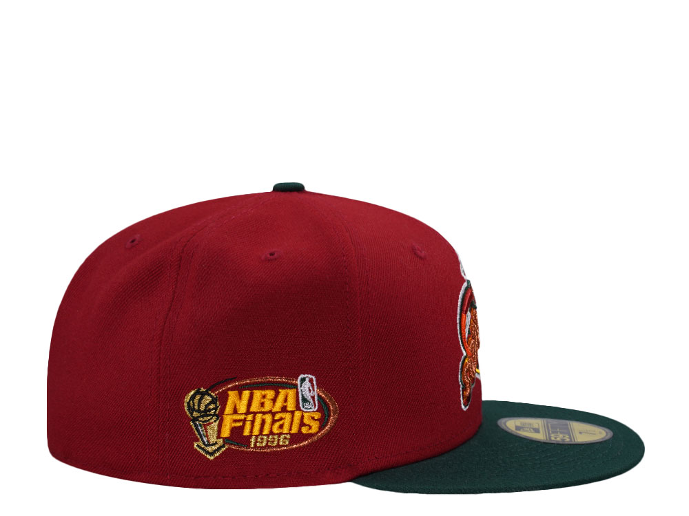 New Era Seattle Supersonics NBA Finals 1996 Red Two Tone Edition 59Fifty Fitted Hat