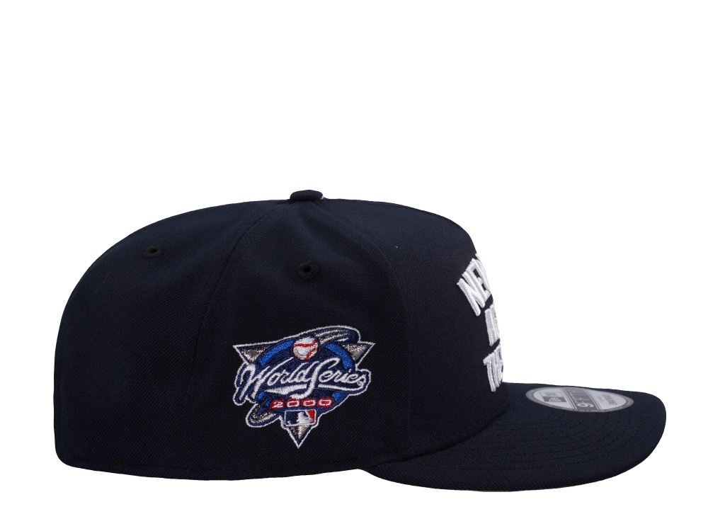 New Era New York Yankees World Series 2000 Against The World Navy Prime Edition 9Fifty A Frame Snapback Hat