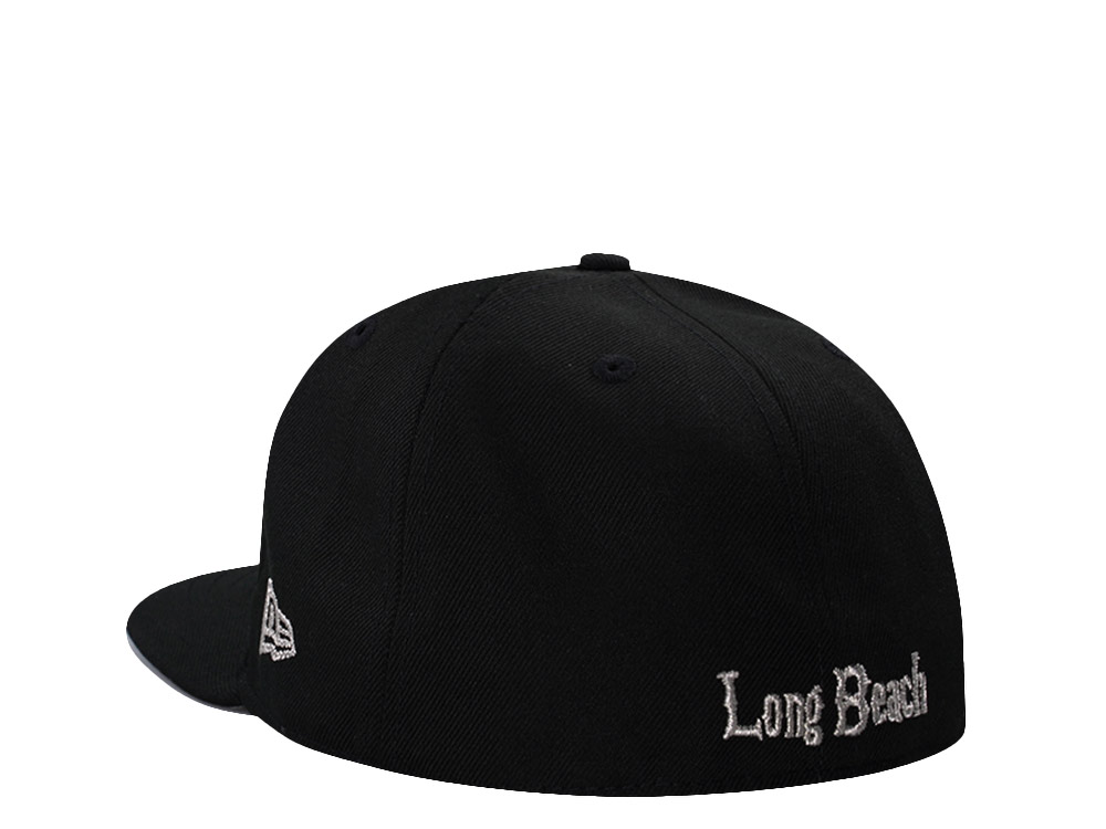 New Era Long Beach State 49ers Black Prime Edition 59Fifty Fitted Hat