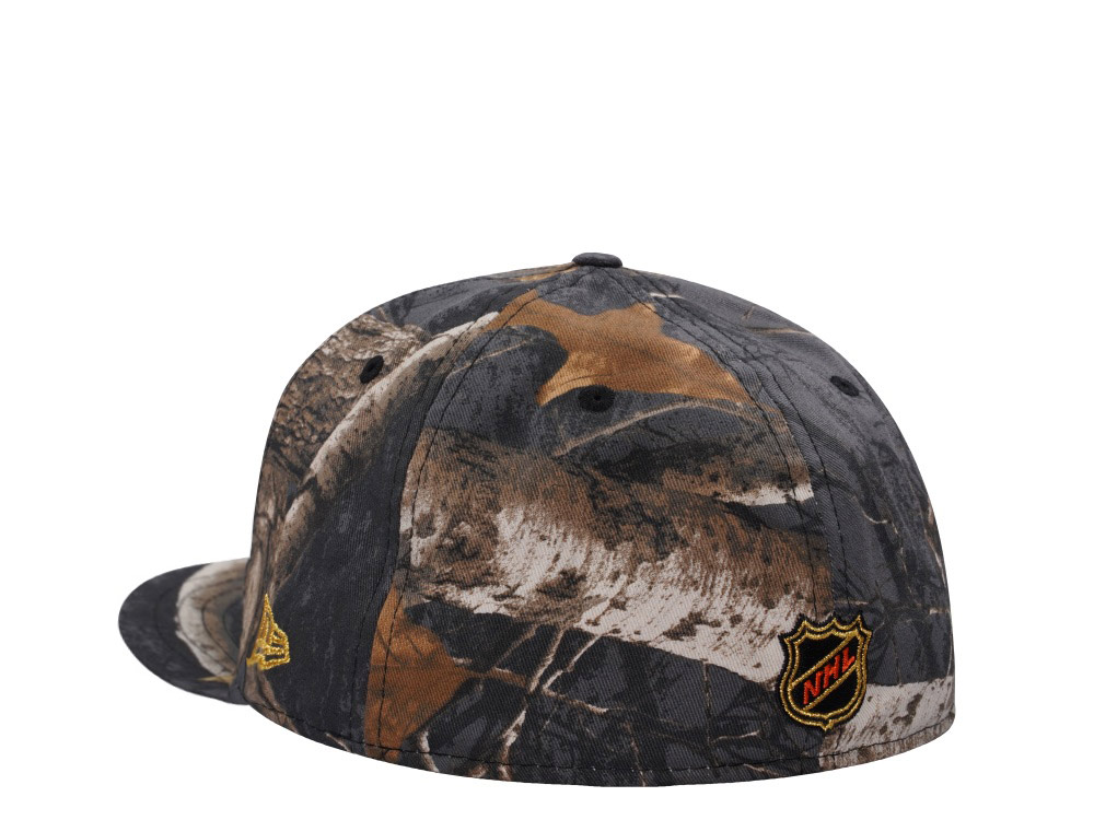 New Era Anaheim Ducks 25th Anniversary Black Realtree APX Prime Edition 59Fifty Fitted Hat