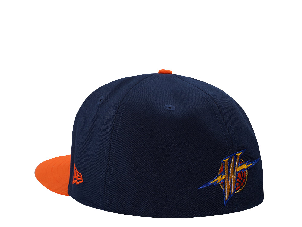 New Era Golden State Warriors All Star Game 2000 Ocean Blue Two Tone Edition 59Fifty Fitted Hat