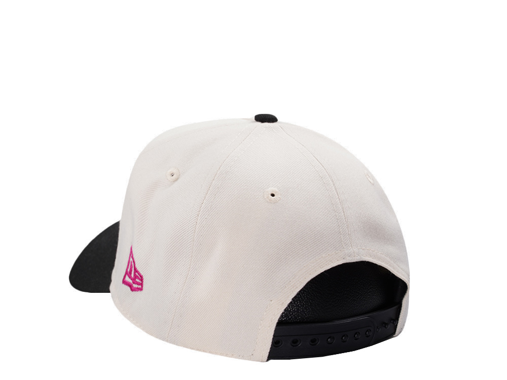 New Era Los Angeles Dodgers Tokyo Series 2025 Light Cream Two Tone Edition 9Forty A Frame Snapback Hat