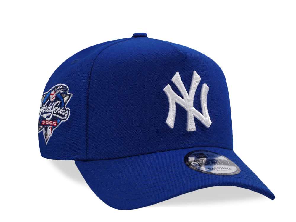 New Era New York Yankees World Series 2000 Royal Blue Edition 9Forty A Frame Snapback Hat
