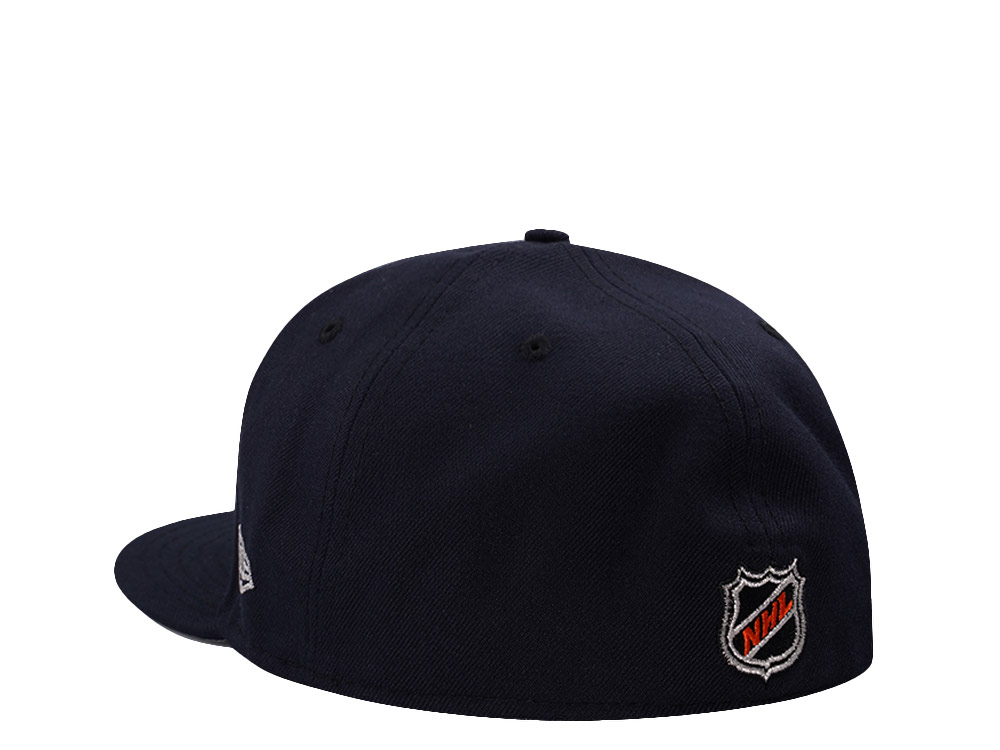 New Era Edmonton Oilers 25th Anniversary Navy Prime Edition 59Fifty Fitted Hat