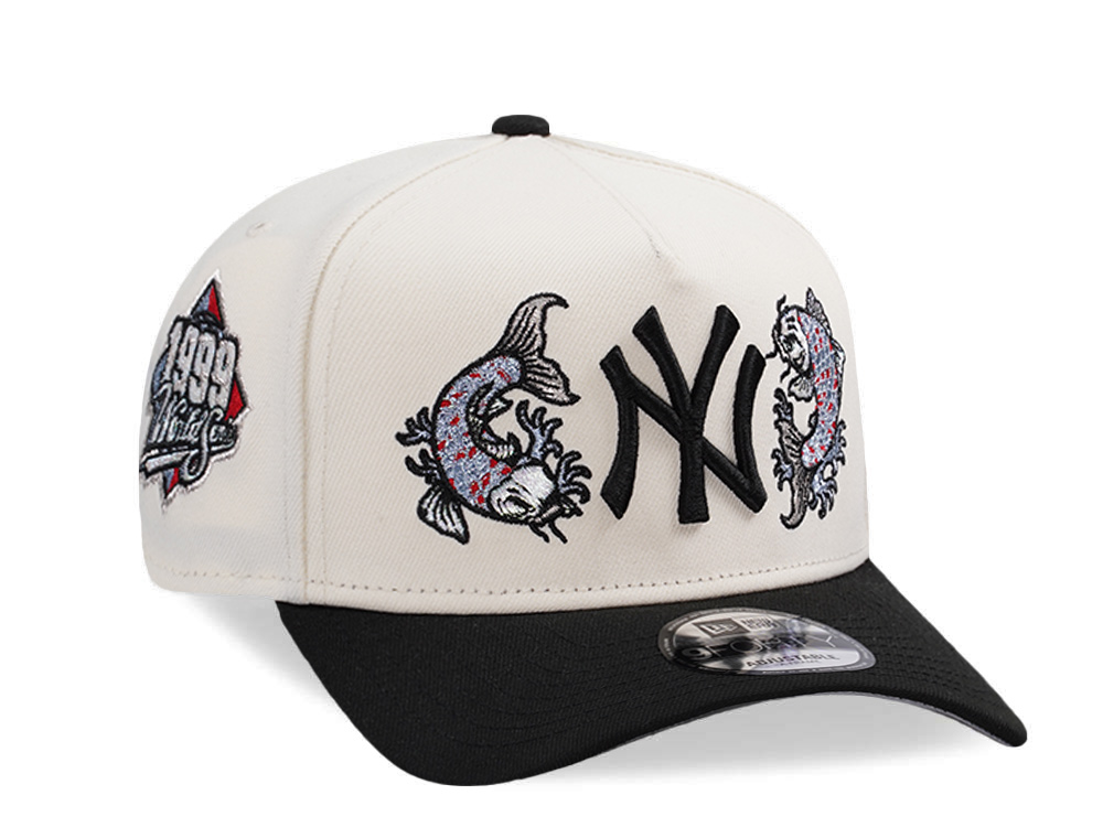 New Era New York Yankees World Series 1999 Koi Chrome Two Tone Edition 9Forty A Frame Snapback Hat