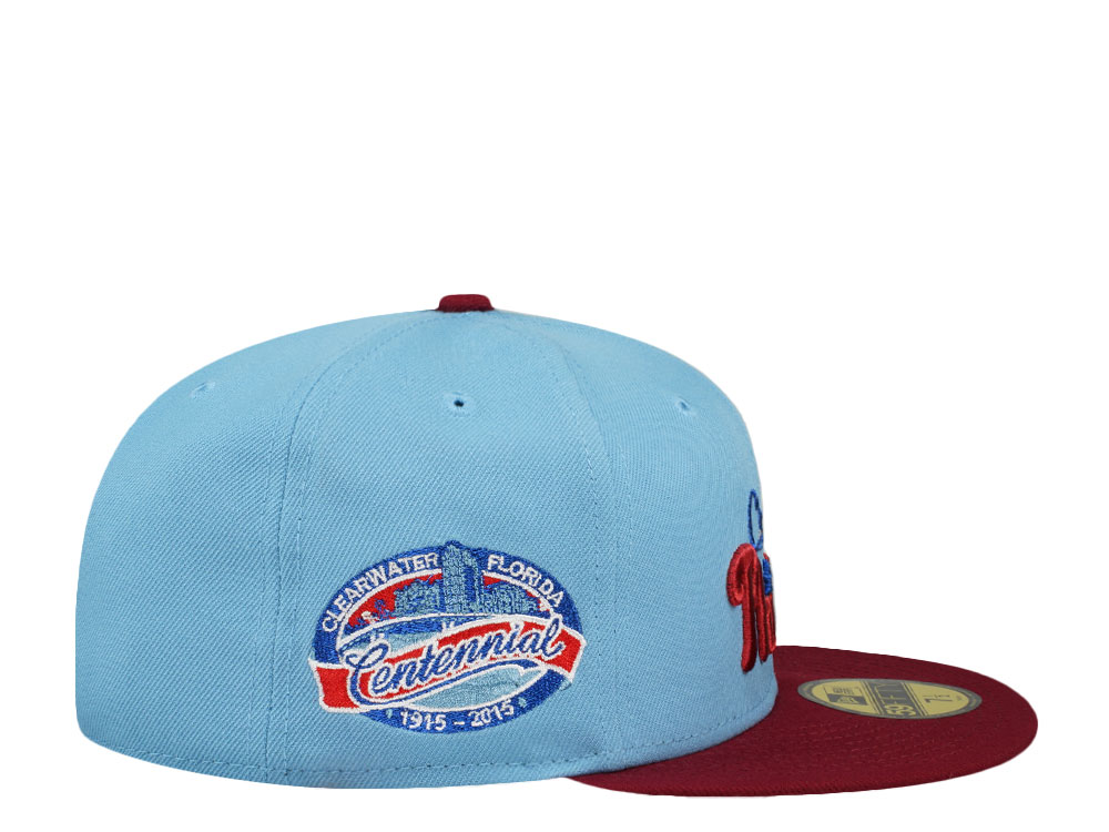 New Era Clearwater Phillies Centennial Two Tone Prime Edition 59Fifty Fitted Hat