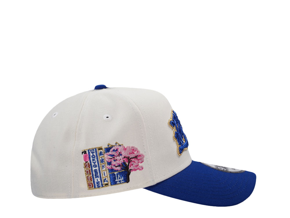 New Era Los Angeles Dodgers Tokyo Series 2025 Kanji Chrome Two Tone Edition 9Forty A Frame Snapback Hat