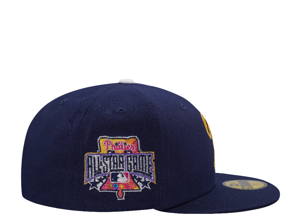 New Era Philadelphia Phillies All Star Game 1996 Blue Light Navy Prime Edition 59Fifty Fitted Hat